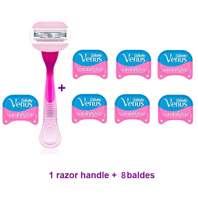 Gillette Women Razor Venus Breeze 3 Layers Stainless Steel Shaving Razor
