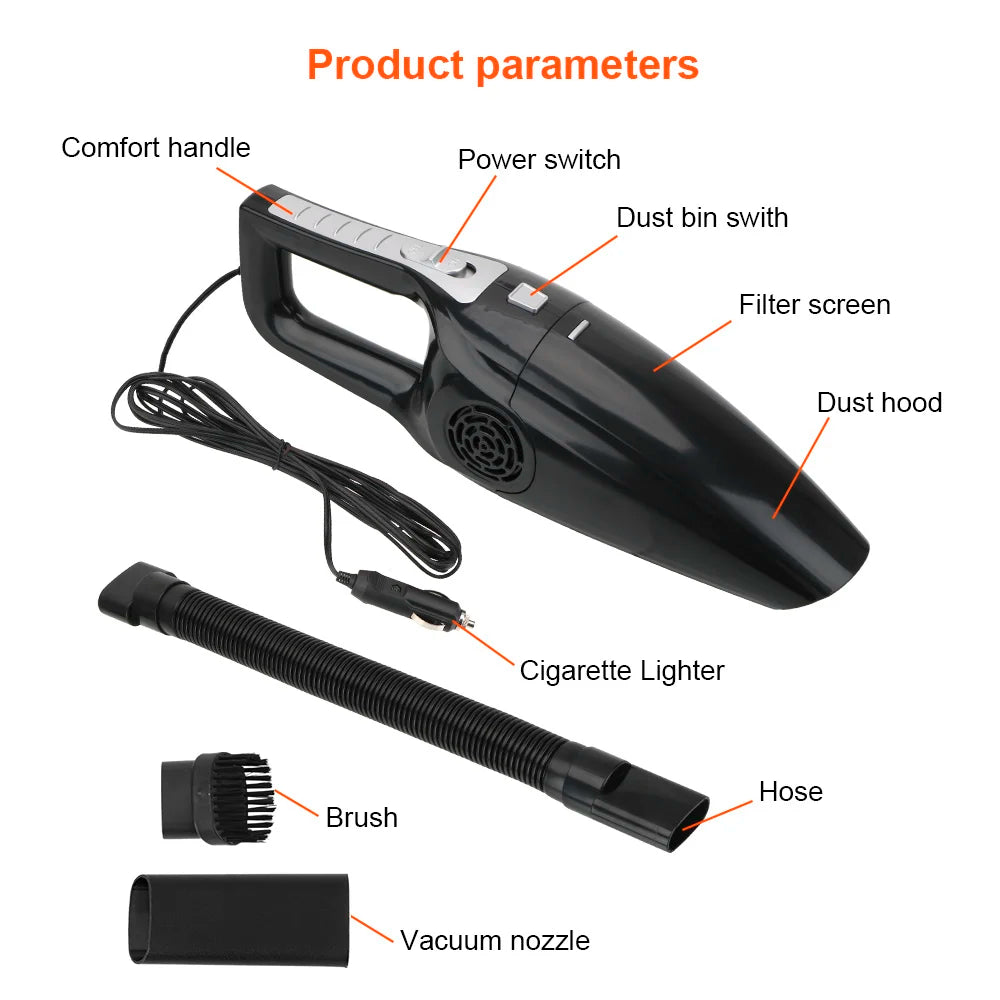 Car Vacuum Cleaner Portable Wet And Dry Dual