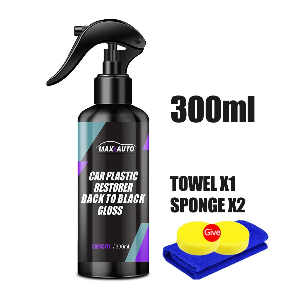 Auto Plastic Restorer Back To Black Gloss Car Cleaning Products Autos Polish And Repair Coating Renovator For Cars Detailing