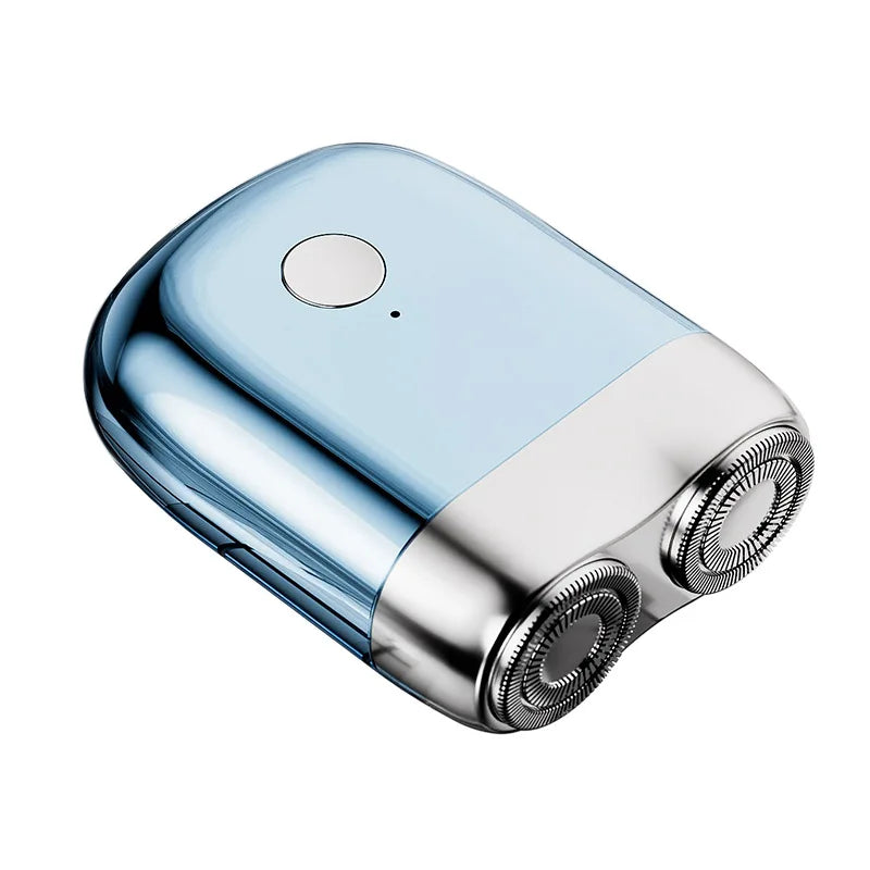 Mini Electric Shaver Men's Portable Beard Trimmer Shaver IPX7 Waterproof Pocket Razor