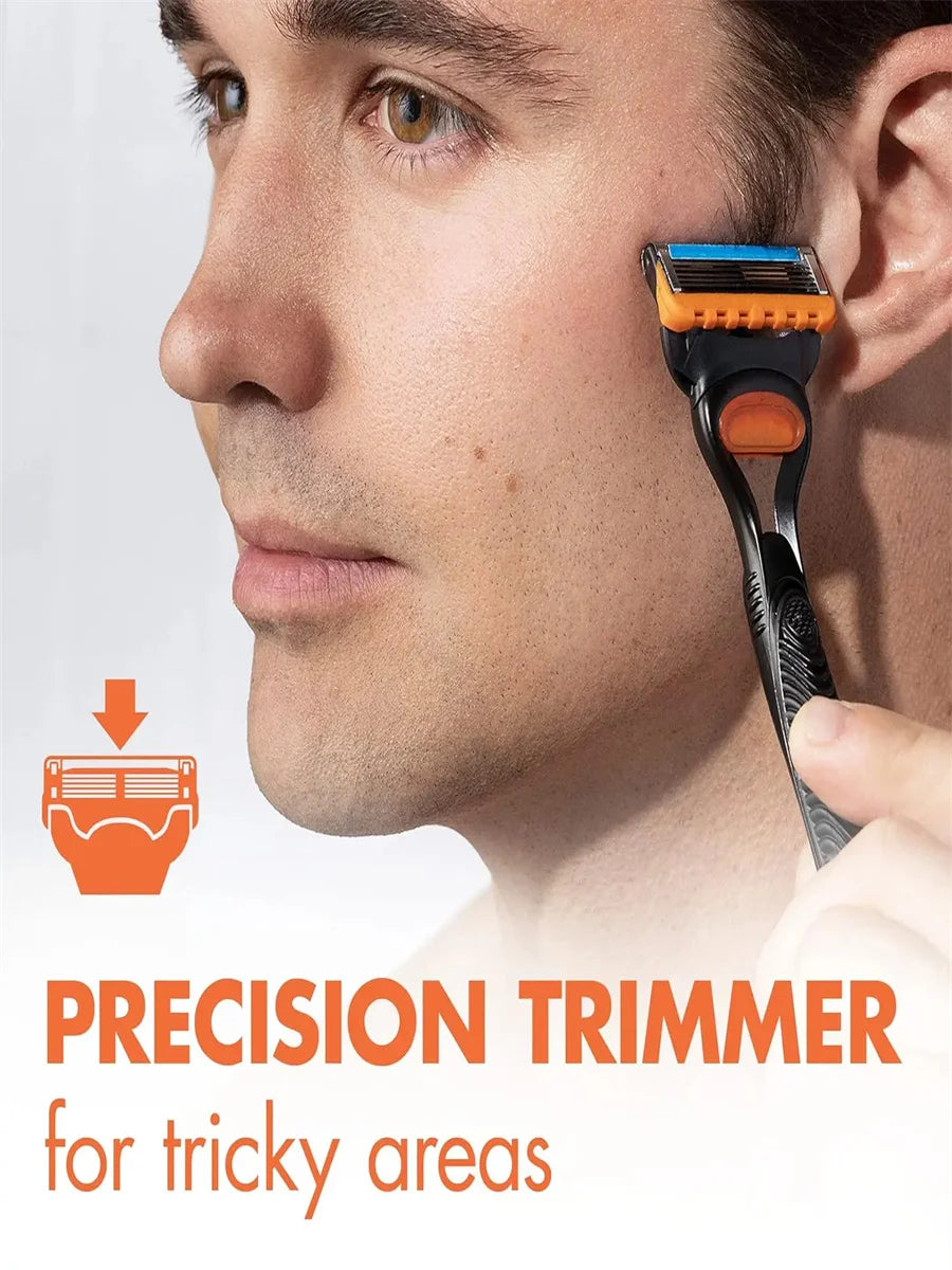 Gillette Fusion 5 Men's Razor with 5-Layer Blades Precision Trimmer