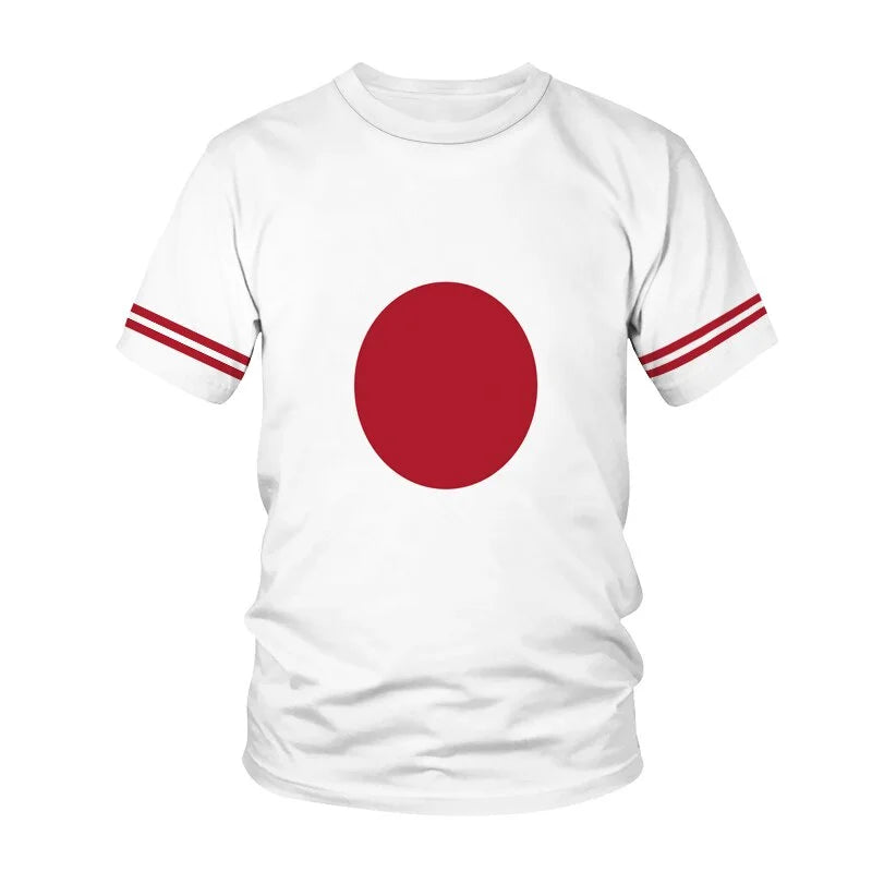 New Casual Men's Summer 3D T-Shirt British Flag Print Short Sleeve Sports Party Travel Street T-Shirt Family Hot Sale