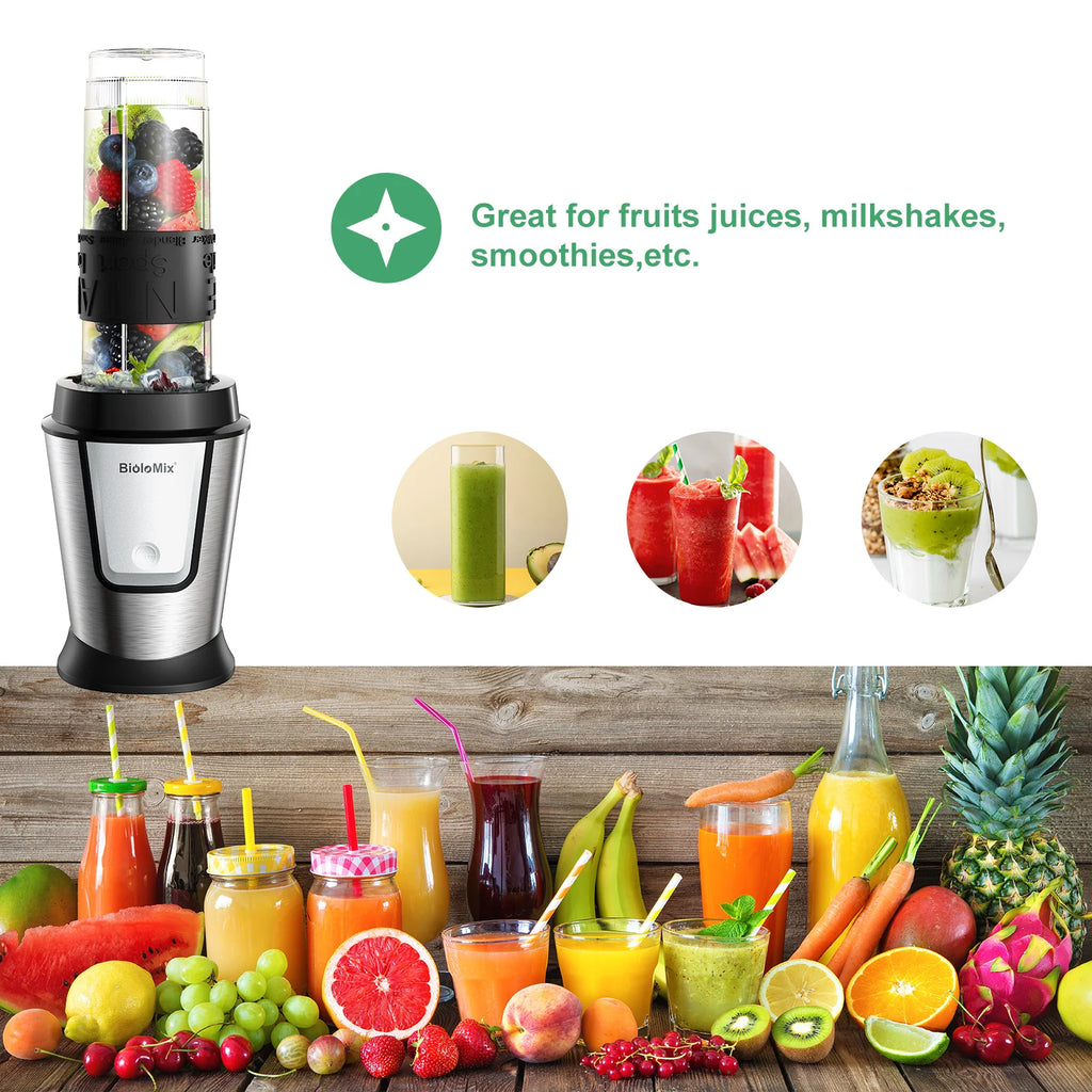 BioloMix 3-in-1 Multifunctional Food Processor 700W Portable