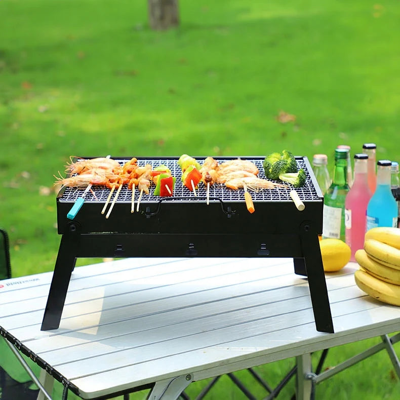 TOURIST charcoal grill 35x27 cm-Camping, Portable, Folding
