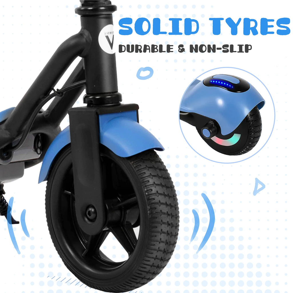 Sinaopus Electric Scooter for Kids Ages 6-12, 6.5 inch Children E-scooter with Blutooth Music Max Speed 14km/h  Electric Car