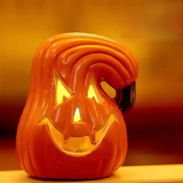 Halloween Glowing Pumpkin Decor LED Triple Layer Light Up