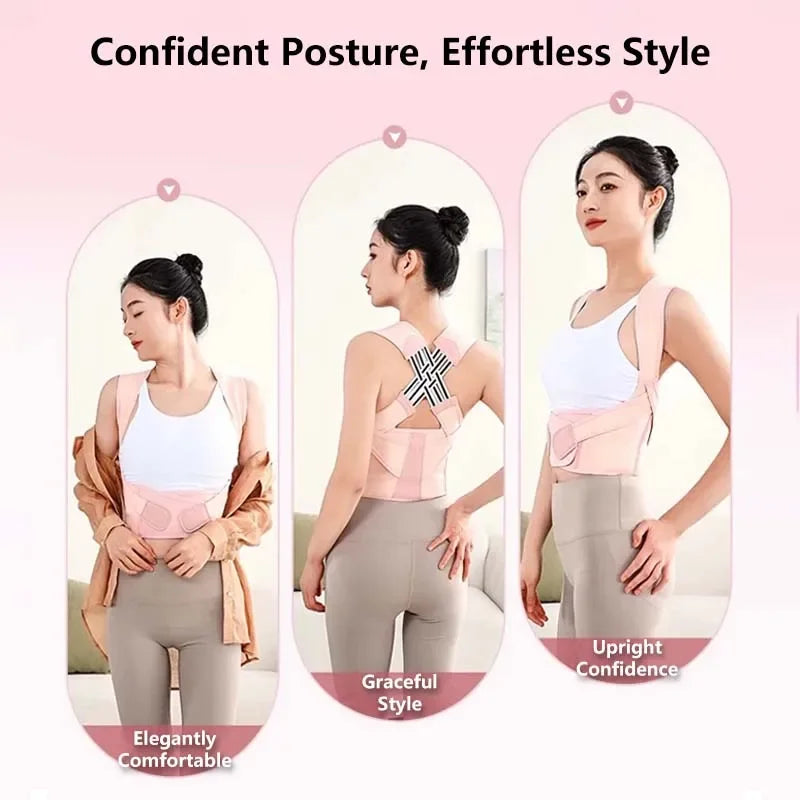 Posture Corrector | Adjustable Back Support Belt for Abdominal Waist Correction