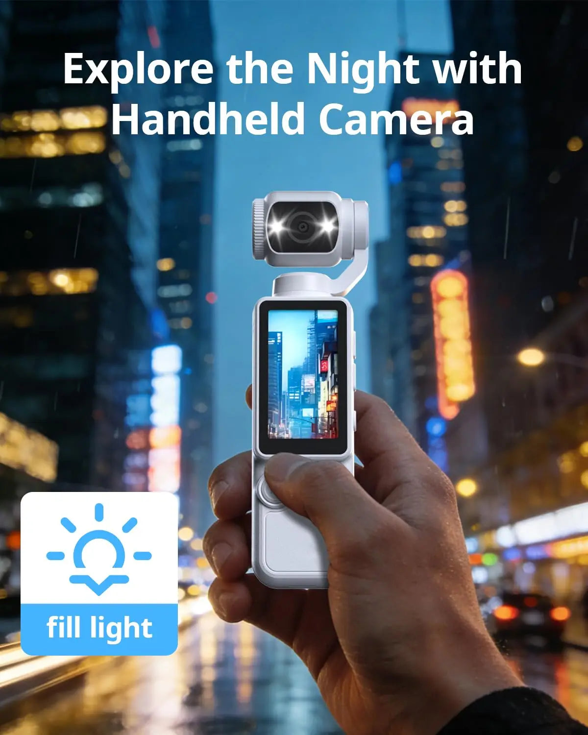 2026 New Portable 1MP Digital Camera with 4K Video, 16x Zoom & 180° Rotating Lens - Night Mode, Autofocus, Flash