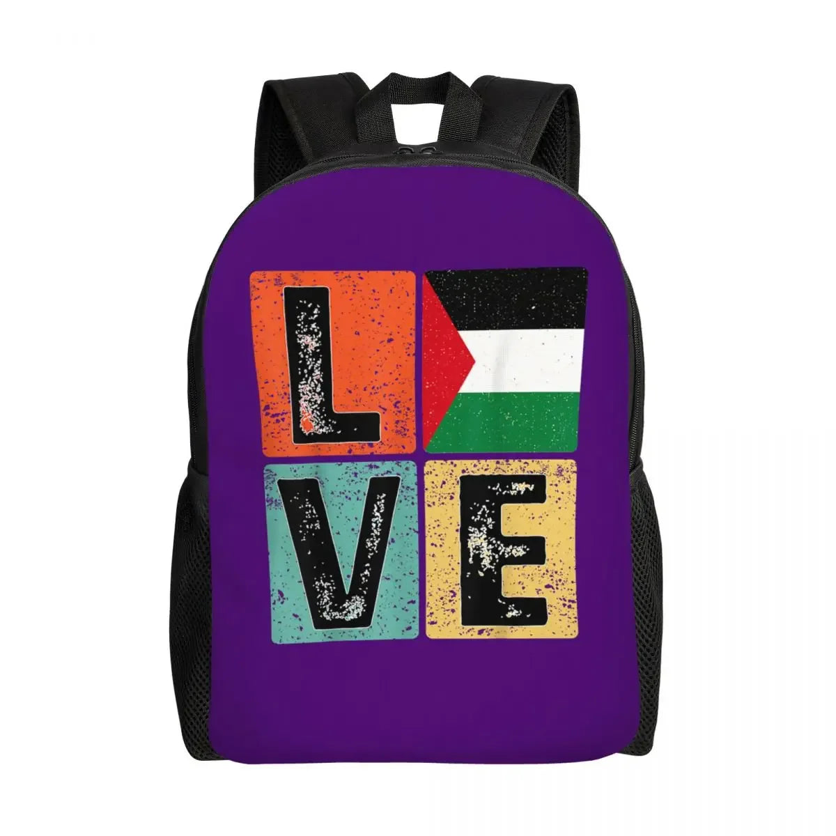 Palestinians Keffiyeh Pattern Backpack for Women Men Waterproof College School Tradition Bag Print Bookbags