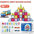 Magnetic Building Blocks Tiles Children's DIY Creative Toys for Kids Ages 3+ Year Old Boys Girls STEM Educational Sensory Gifts