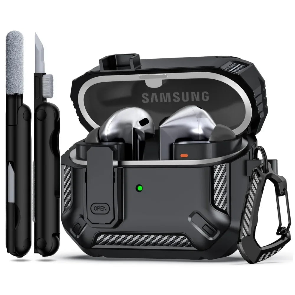 for Samsung Galaxy Buds 3 Pro /Galaxy Buds 3 Carbon Fibre Case