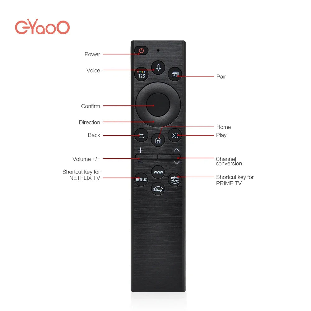 BN59-01385D TV Voice Remote Control For Samsung QLED 4K 8K Crystal
