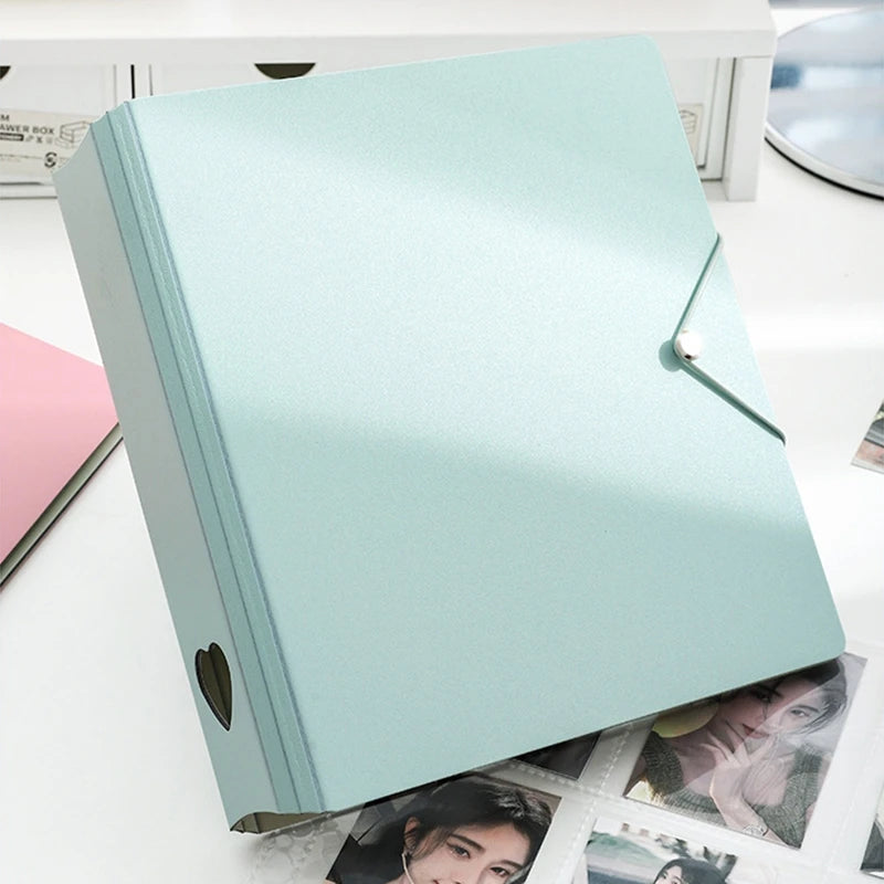 4/9 Grids Loose-leaf Photo Album Kpop Idol Card Collection Book A4 Large Capacity