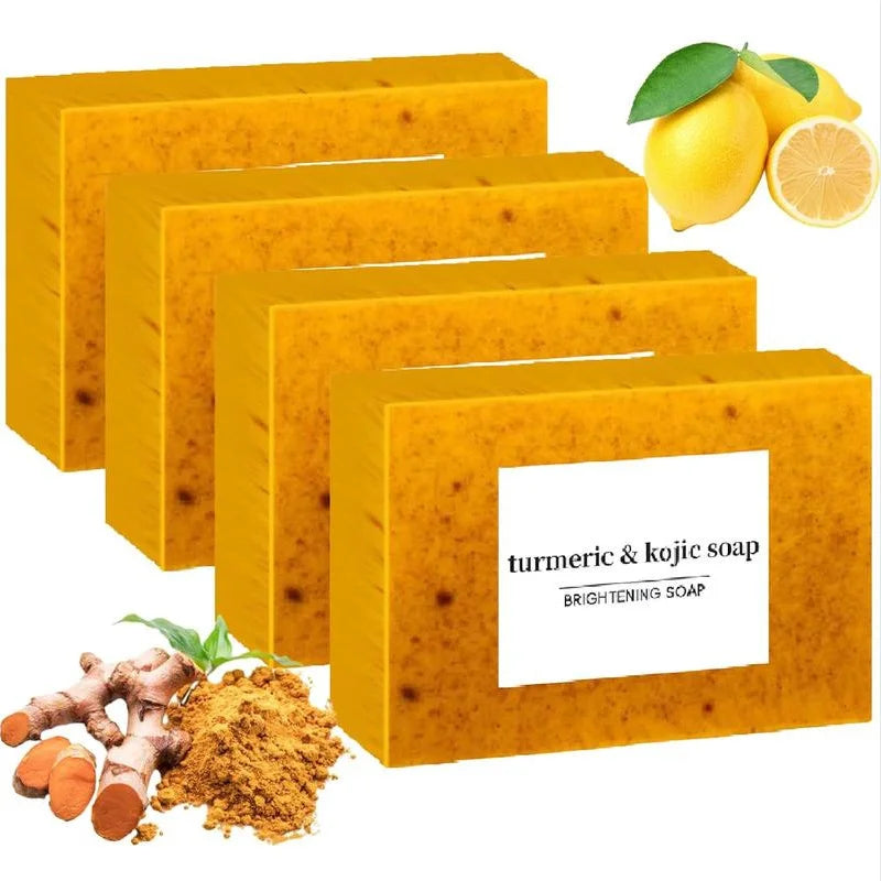 Turmeric Soap, Curcumin Soap, Handmade Essential Oil Ginger Soap,