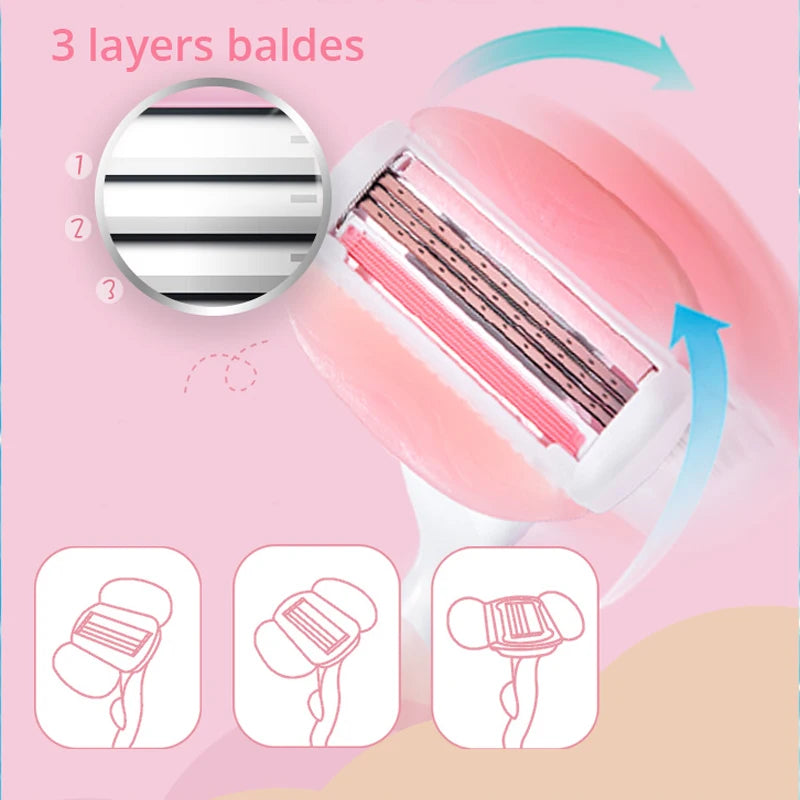 Gillette Venus ComfortGlide Womens Razor Blade Refills 3 Layers