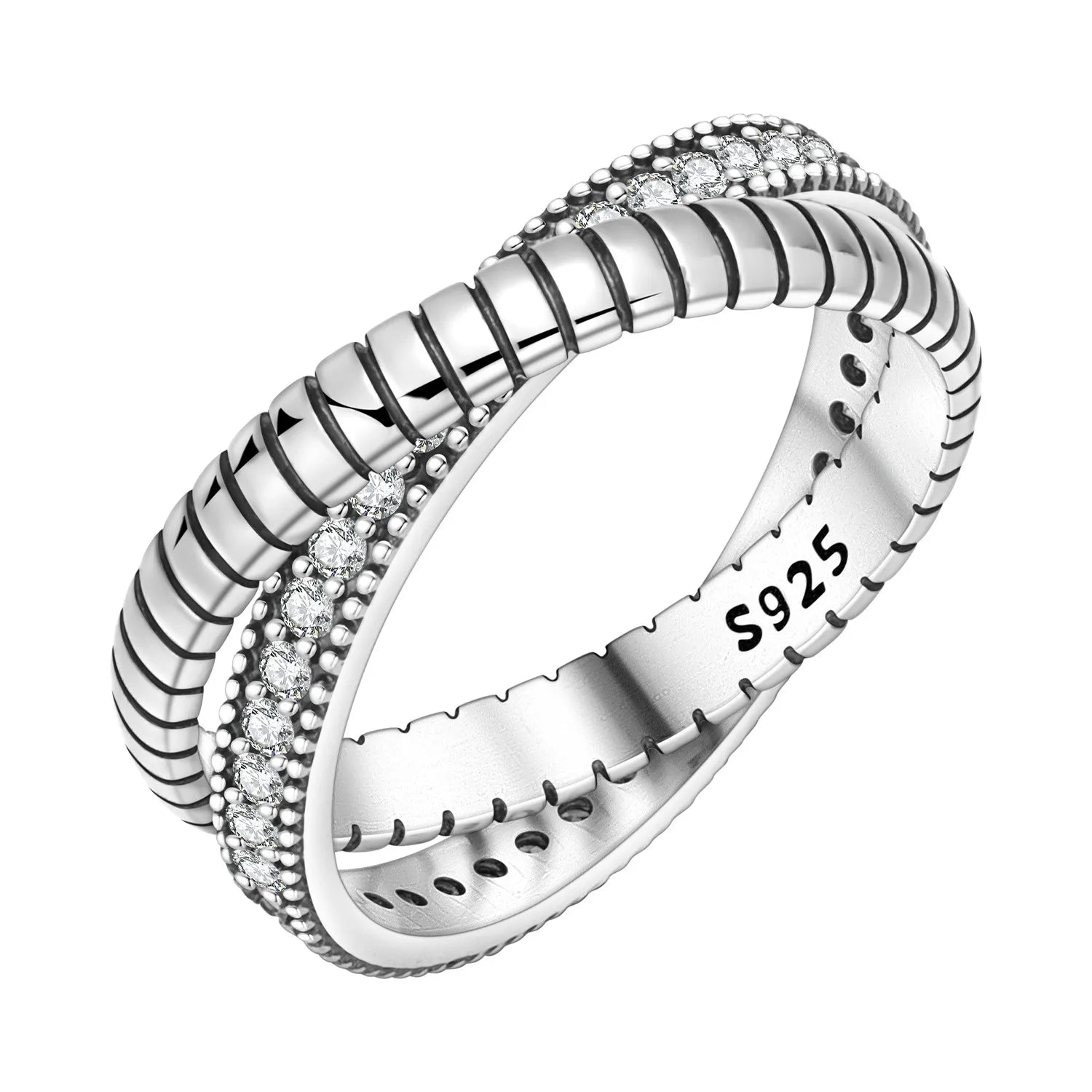 Orstarry S925 Sterling Silver Vintage Pattern Closed Ring For Women Original Finger Ring Jewelry Party Fine Trendy Gifts
