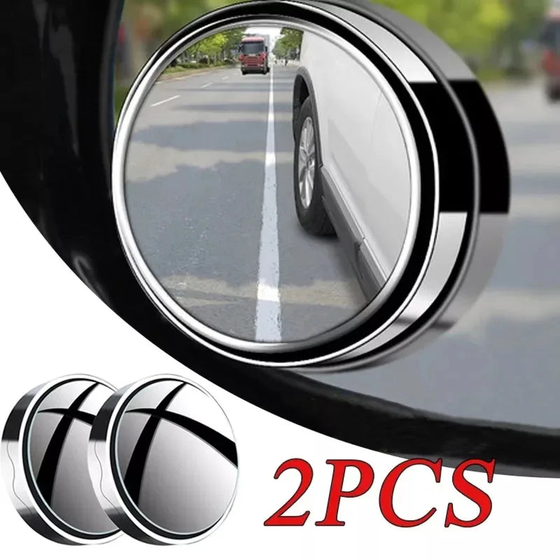 1-4Pcs Car Suction Cup Mount Auxiliary Rearview Mirror 360 Degree Rotating