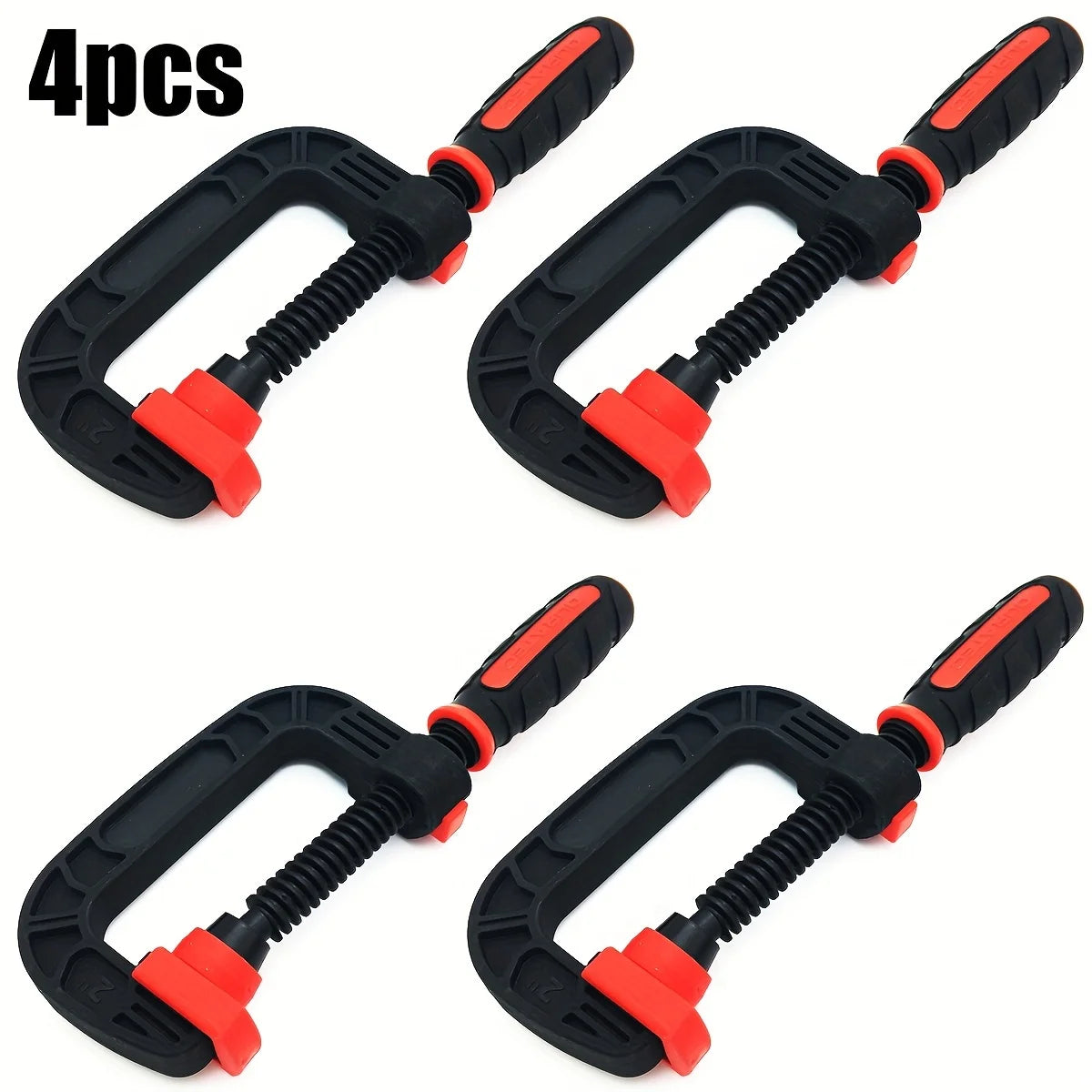 4pcs 7 Inch Plastic Spring Clamps for Woodworking