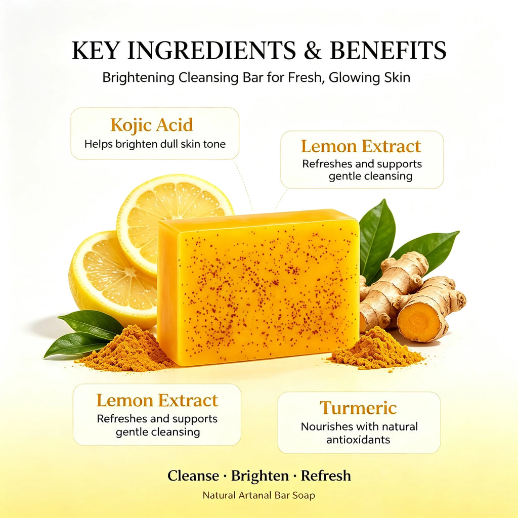 Amococo Turmeric Kojic Acid Soap 100g Deep Cleansing Bar
