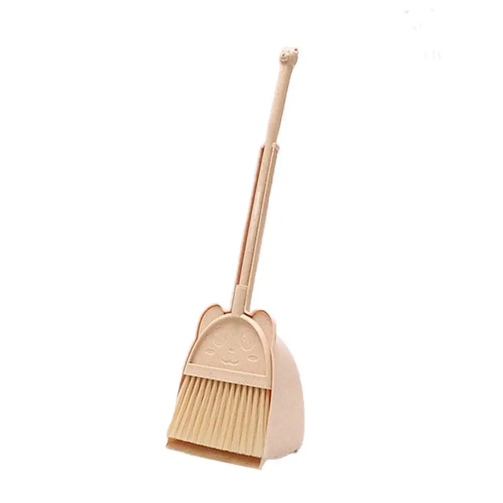 Food Grade PP Children's Mini Broom Dustpan Set Three Piece