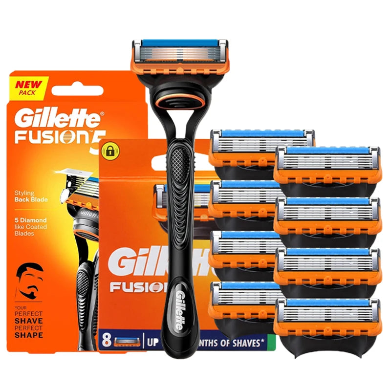 Gillette Fusion 5 Razor Men's Shaving Set 5 Layers Safety Manual Shaving