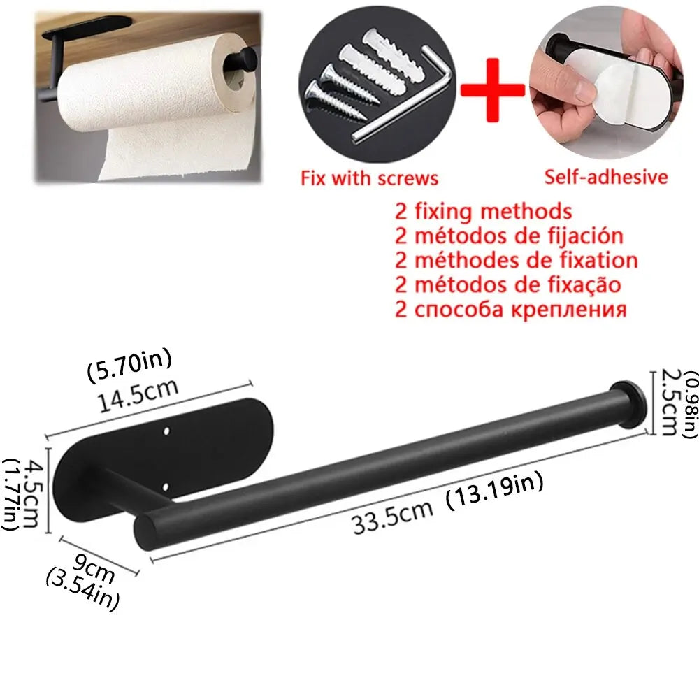 Kitchen Paper Towel Holder Adhesive Tissue Hanger