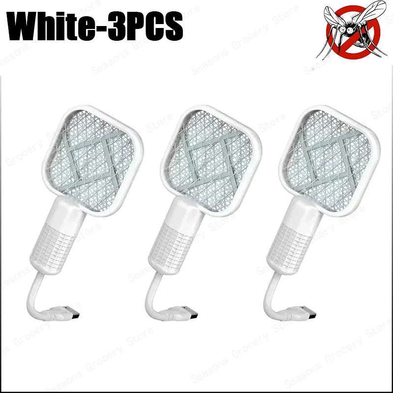 USB Mosquito Swatter Trap Electric Shock Mini Fly Bug Zapper