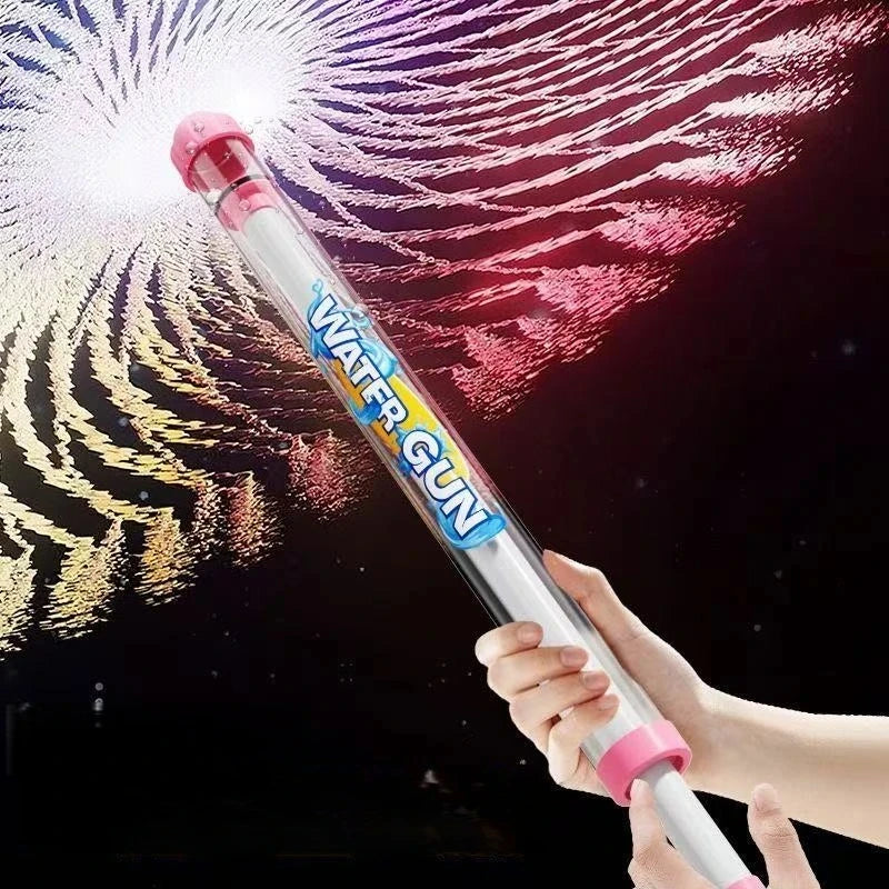 Summer Fireworks Water Toy, Water Tool Beach Small Water Spray Pulling Fireworks Water Gun Children Drifting Play Gift Toy