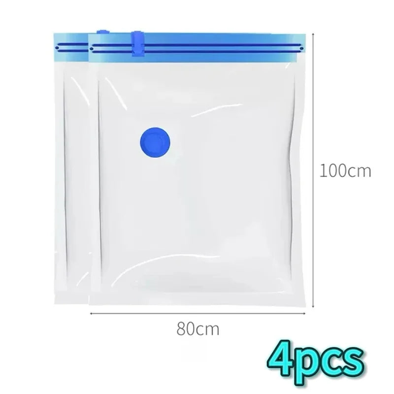 Thickened Vacuum Compression Bag Transparent Quilt Vacuum Bag Storage Bag Household Clothing Storage and Sorting Bag
