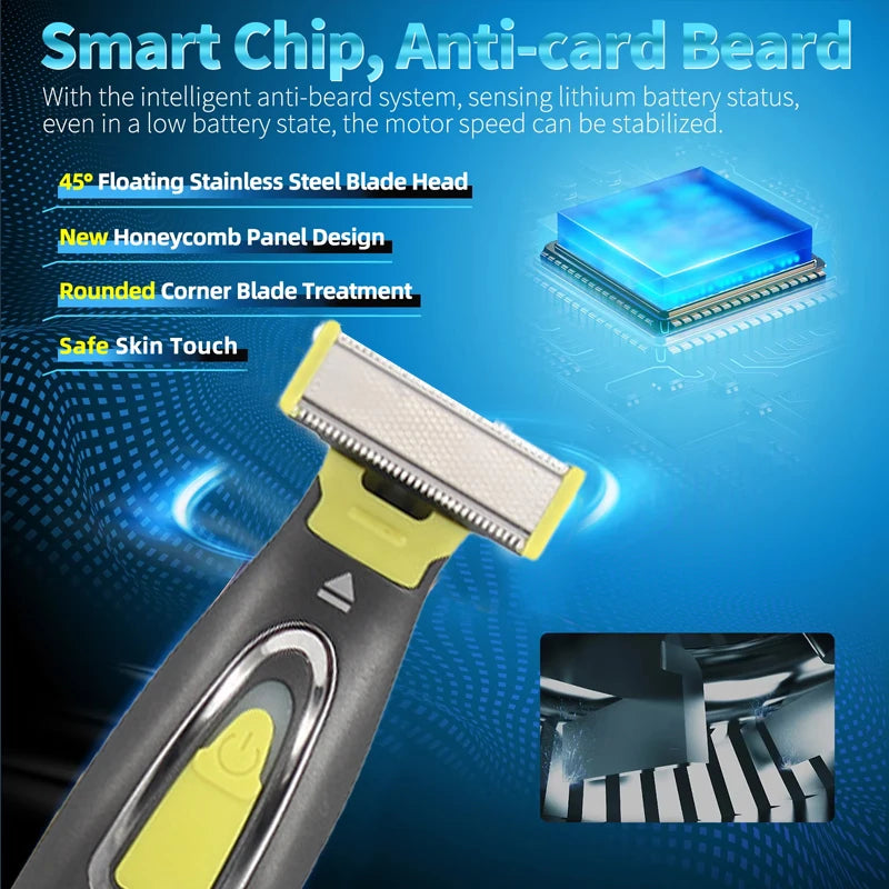 Electric Shaver for Men and Women Portable Full Body Trimmer USB