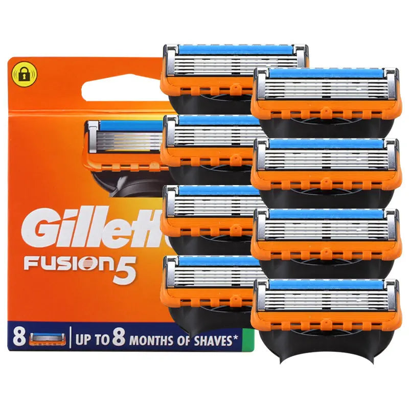 Gillette Fusion 5 Razor Men's Shaving Set 5 Layers Safety Manual Shaving