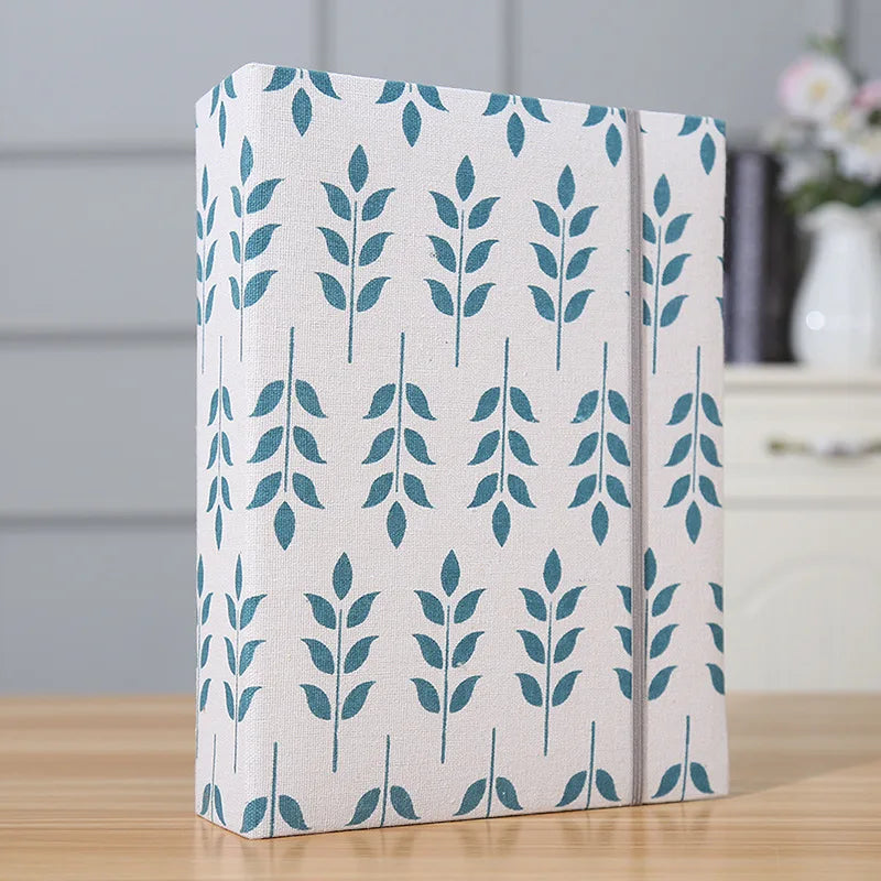 200pcs 6-inch Fabric Photo Album Creative Large Capacity Interleaf Type Family Album Children Growth Memorial Booklet