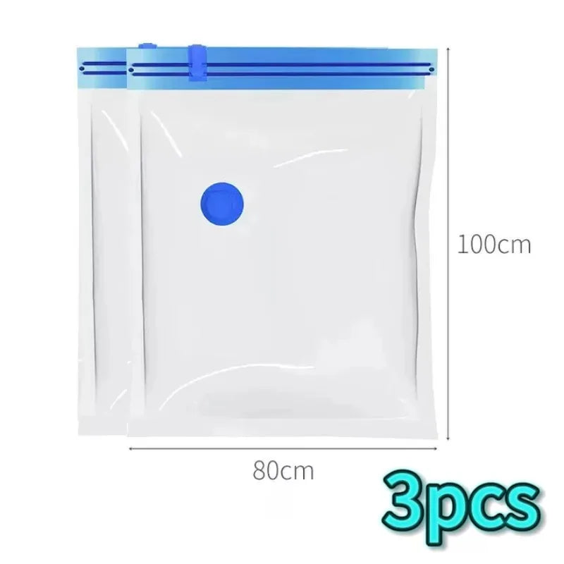 Thickened Vacuum Compression Bag Transparent Quilt Vacuum Bag Storage Bag Household Clothing Storage and Sorting Bag