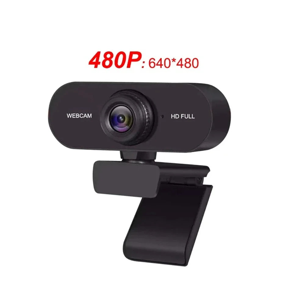 2K 1080P 720P 480P HD Webcam For Desktop Laptop Computer Mini USB Web Camera