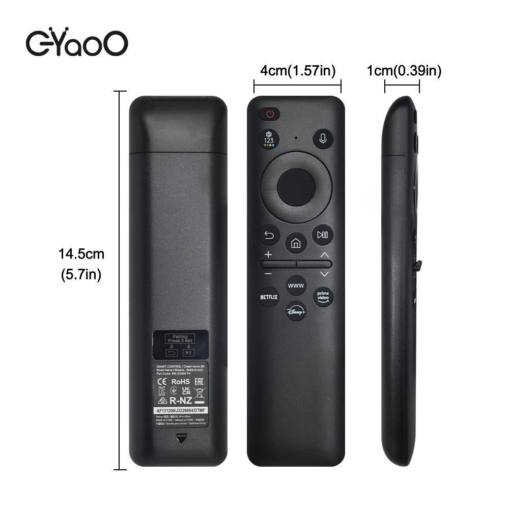 BN59-01432J Suitable For Samsung Smart TV Battery Remote Control Replacement Without Solar  Compatible with Neo QLED 8K 4K Serie