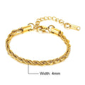 Vnox Unisex Rope Chain Bracelets for Men Women