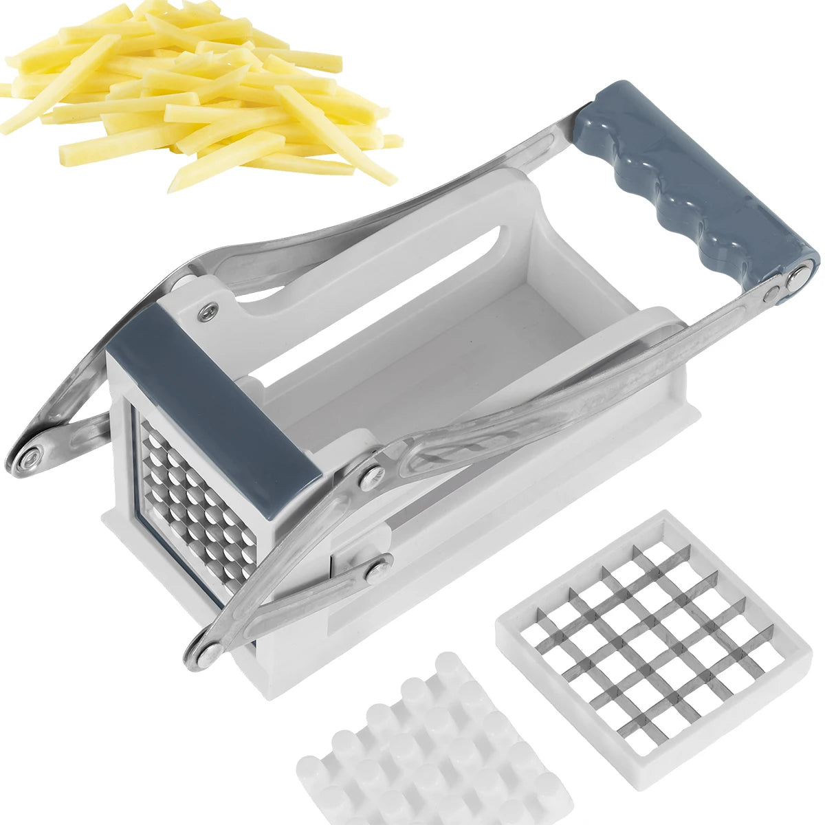 French Hand Pressed Potato Slicer Stainless Steel
