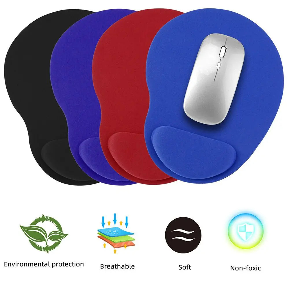 Ergonomic Wrist Rest Mouse Pad Comfortable Wrist Support Non Slip Mice Mat Soft Mousepad