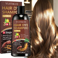 YUITIKUE 3-in-1 Hair Dye Shampoo - Light Brown