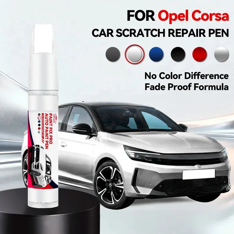 Vehicle Exclusive Use Car Paint Repair Pen For 1982-2025 OPEL CORSA Paint Scratch Repair Accessories Black Red White Silver Oran