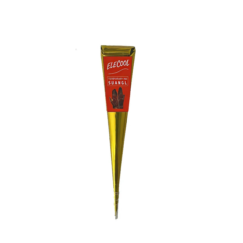 Indian Henna Brown Tattoo Paste Temporary Henna Cones for Tattoo Body Art Sticker Special Body Art Paint Red Black Henna