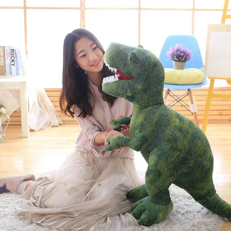 Hot 50cm-80cm Cute Simulation Dinosaur Plush Toys Stuffed Animals