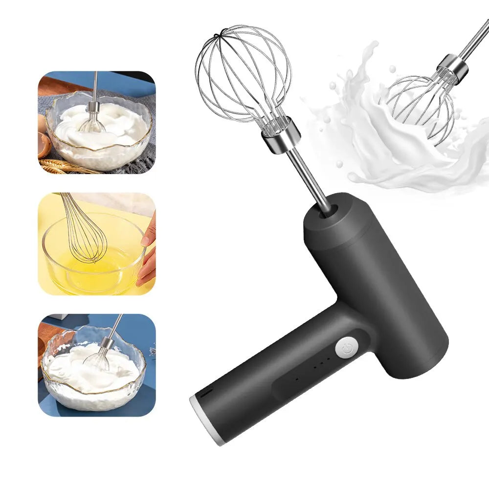 1 PCS Wireless Electric Food Mixer Portable 3 Speeds