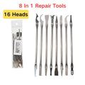CPU Chip Adhesive Removal 8Pcs IC Repair Tools C-Chip Removal Pry Knife For Mobile Phone Motherboard Precision Scraper Knife Kit