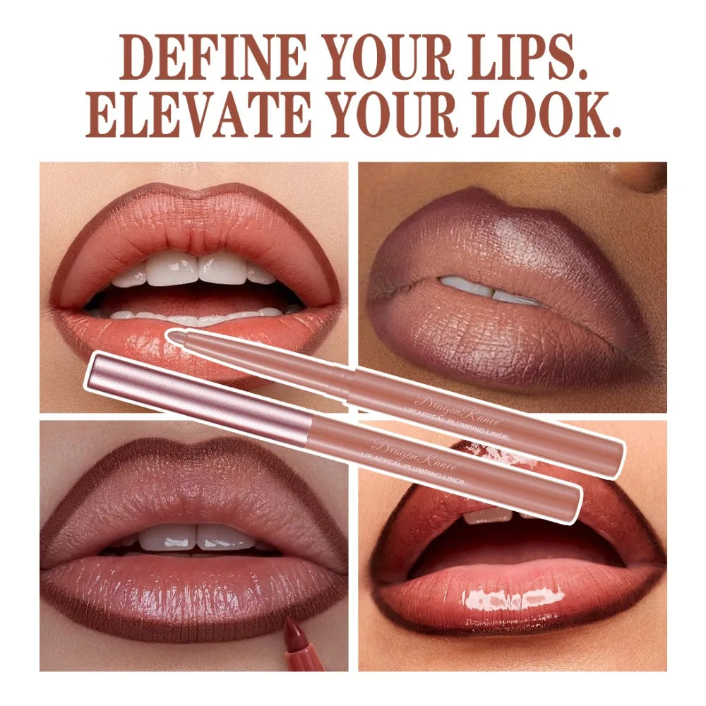 Multi Color Matte Lip Liner Crayon, Velvet Waterproof Lip Pencil
