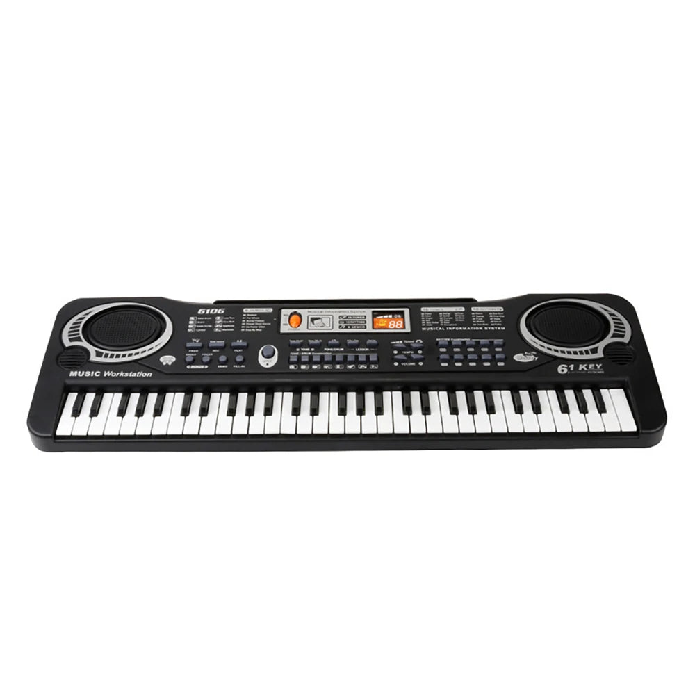 61 Keys Electronic Organ Boy Girl Toy Portable Education Electric Keyboard Piano