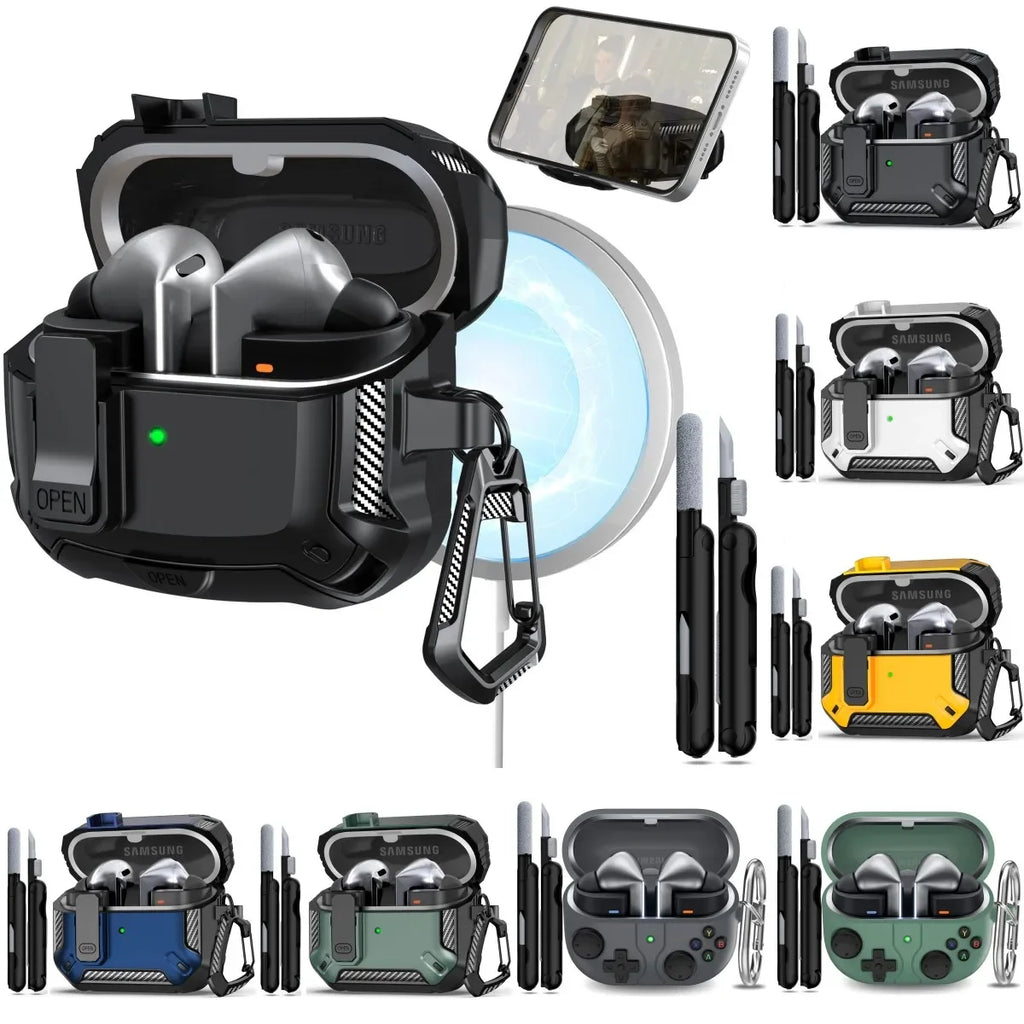 for Samsung Galaxy Buds 3 Pro /Galaxy Buds 3 Carbon Fibre Case
