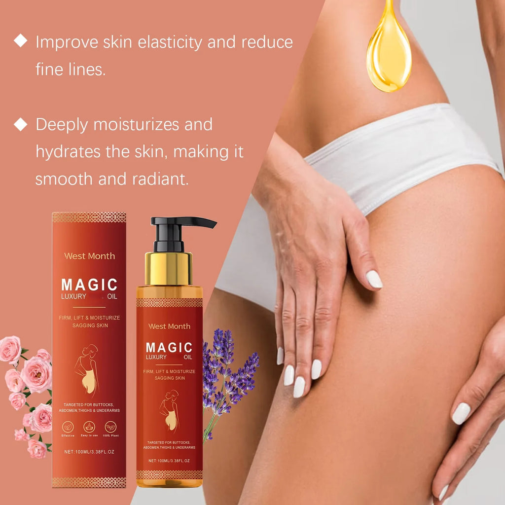 Firming Body Oil for Glowing Skin Improve Dry Moisturizing Anti Cellulite