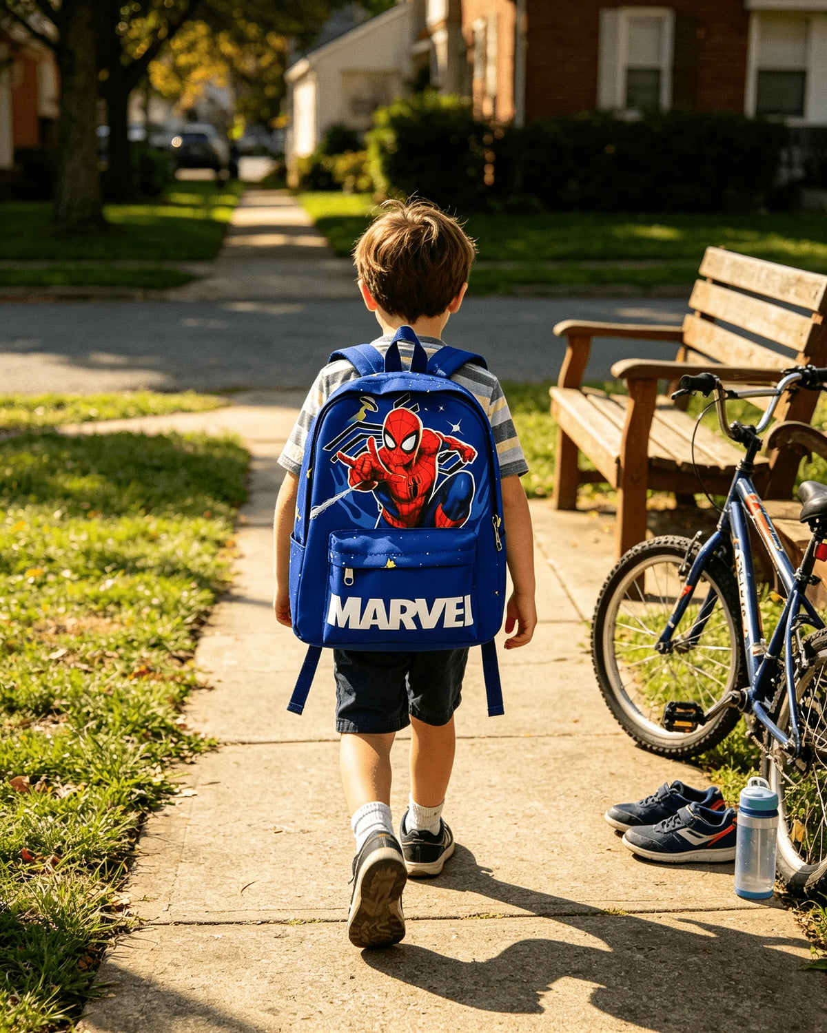 The Mesuca Kids Backpack Boys School Bag Cute Cartoon Student
