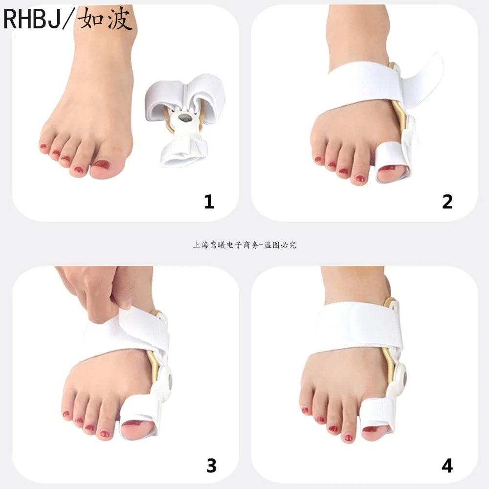 2Pcs Hallux Valgus Corrector Bunions for Toes Foot Finger Separator Toe Separator Foot Care Haluksy Bunion Foot Care Tools
